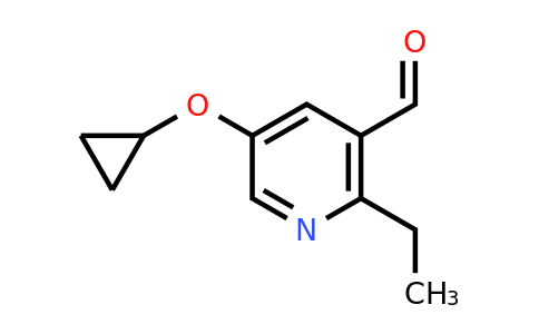 CAS 1243475-37-7 | 5-Cyclopropoxy-2-ethylnicotinaldehyde
