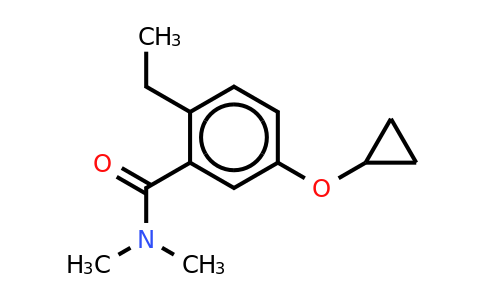 CAS 1243475-38-8 | 5-Cyclopropoxy-2-ethyl-N,n-dimethylbenzamide