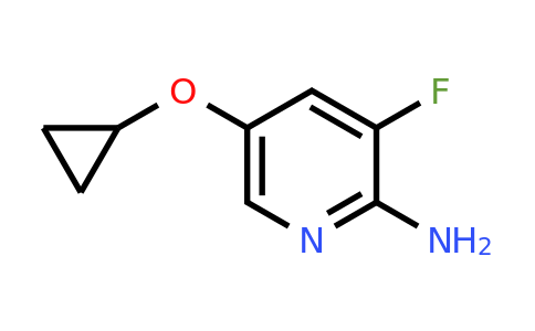 CAS 1243475-44-6 | 5-Cyclopropoxy-3-fluoropyridin-2-amine