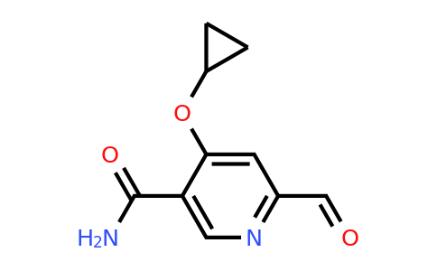CAS 1243475-47-9 | 4-Cyclopropoxy-6-formylnicotinamide