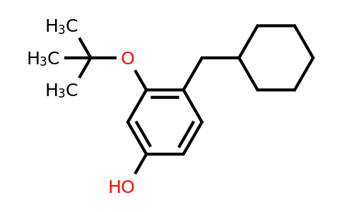 CAS 1243475-50-4 | 3-Tert-butoxy-4-(cyclohexylmethyl)phenol