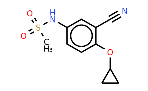 CAS 1243475-52-6 | N-(3-cyano-4-cyclopropoxyphenyl)methanesulfonamide