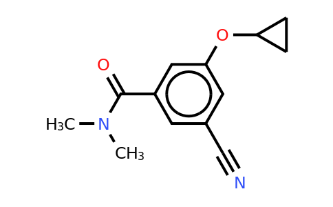 CAS 1243475-54-8 | 3-Cyano-5-cyclopropoxy-N,n-dimethylbenzamide