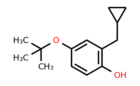 CAS 1243475-62-8 | 4-Tert-butoxy-2-(cyclopropylmethyl)phenol