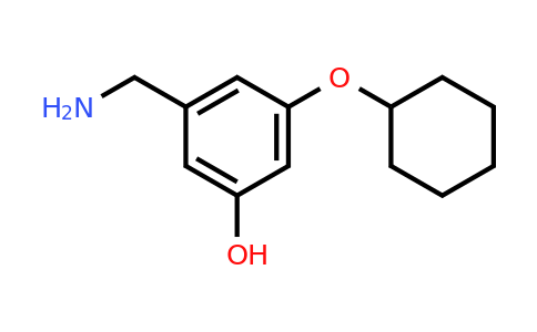 CAS 1243475-63-9 | 3-(Aminomethyl)-5-(cyclohexyloxy)phenol