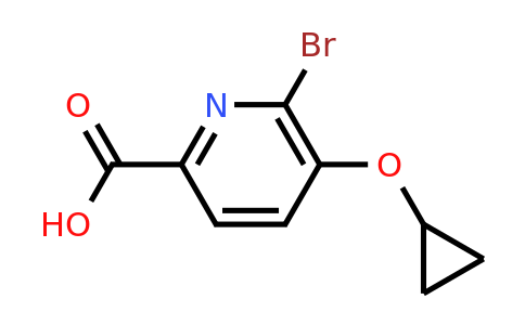 CAS 1243475-66-2 | 6-Bromo-5-cyclopropoxypicolinic acid