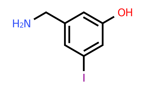 CAS 1243475-69-5 | 3-(Aminomethyl)-5-iodophenol