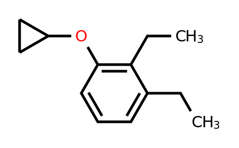 CAS 1243475-71-9 | 1-Cyclopropoxy-2,3-diethylbenzene