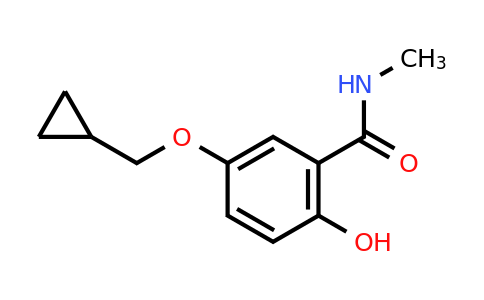 CAS 1243475-72-0 | 5-(Cyclopropylmethoxy)-2-hydroxy-N-methylbenzamide