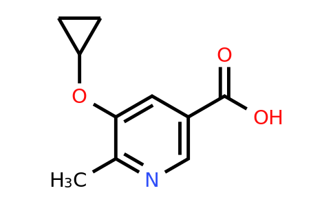 CAS 1243475-73-1 | 5-Cyclopropoxy-6-methylnicotinic acid
