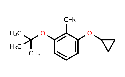 CAS 1243475-74-2 | 1-Tert-butoxy-3-cyclopropoxy-2-methylbenzene