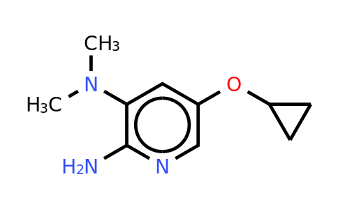 CAS 1243475-77-5 | 5-Cyclopropoxy-3-N,3-N-dimethylpyridine-2,3-diamine