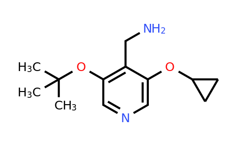 CAS 1243475-84-4 | (3-Tert-butoxy-5-cyclopropoxypyridin-4-YL)methanamine