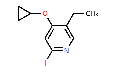 CAS 1243475-92-4 | 4-Cyclopropoxy-5-ethyl-2-iodopyridine