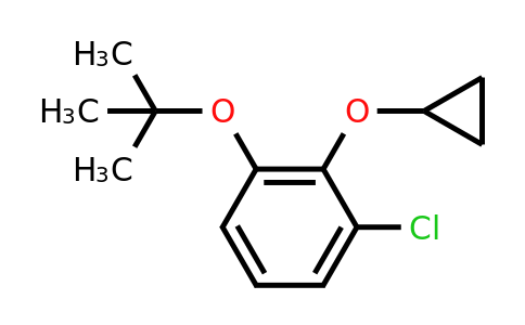 CAS 1243475-99-1 | 1-Tert-butoxy-3-chloro-2-cyclopropoxybenzene