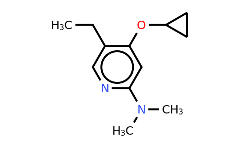 CAS 1243476-01-8 | 4-Cyclopropoxy-5-ethyl-N,n-dimethylpyridin-2-amine