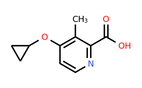 CAS 1243476-02-9 | 4-Cyclopropoxy-3-methylpicolinic acid