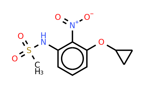 CAS 1243476-14-3 | N-(3-cyclopropoxy-2-nitrophenyl)methanesulfonamide