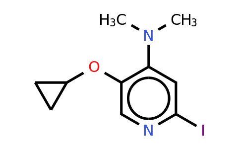 CAS 1243476-15-4 | 5-Cyclopropoxy-2-iodo-N,n-dimethylpyridin-4-amine
