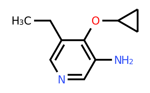 CAS 1243476-17-6 | 4-Cyclopropoxy-5-ethylpyridin-3-amine