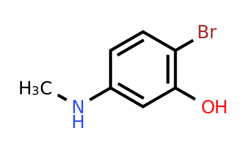 CAS 1243476-18-7 | 2-Bromo-5-(methylamino)phenol