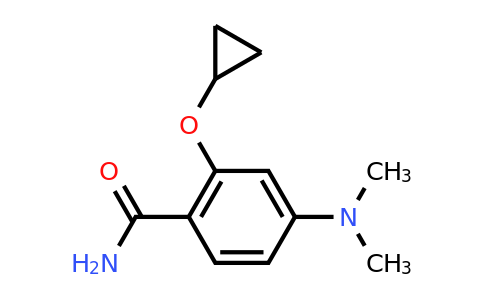CAS 1243476-19-8 | 2-Cyclopropoxy-4-(dimethylamino)benzamide