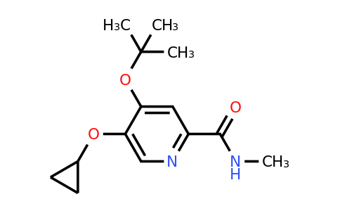 CAS 1243476-21-2 | 4-Tert-butoxy-5-cyclopropoxy-N-methylpicolinamide