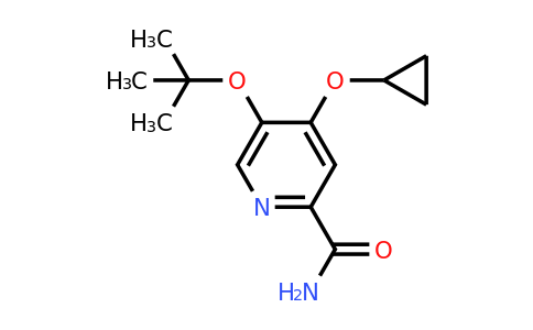 CAS 1243476-24-5 | 5-Tert-butoxy-4-cyclopropoxypicolinamide