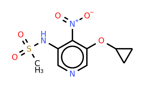 CAS 1243476-26-7 | N-(5-cyclopropoxy-4-nitropyridin-3-YL)methanesulfonamide