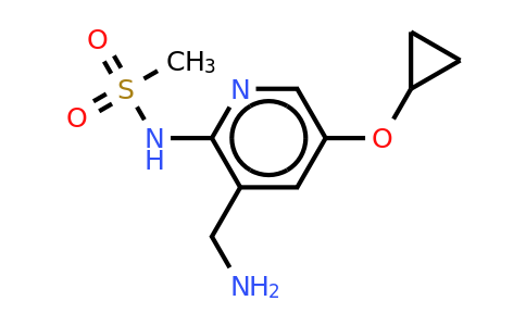 CAS 1243476-27-8 | N-(3-(aminomethyl)-5-cyclopropoxypyridin-2-YL)methanesulfonamide