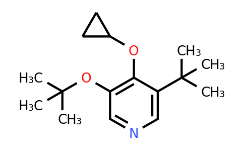 CAS 1243476-29-0 | 3-Tert-butoxy-5-tert-butyl-4-cyclopropoxypyridine
