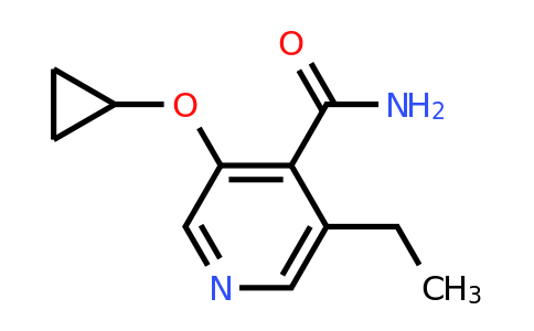 CAS 1243476-31-4 | 3-Cyclopropoxy-5-ethylisonicotinamide