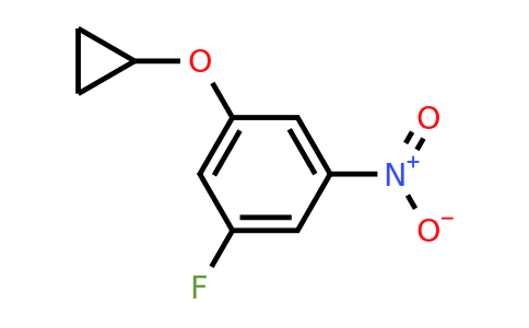 CAS 1243476-32-5 | 1-Cyclopropoxy-3-fluoro-5-nitrobenzene