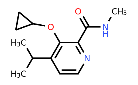 CAS 1243476-33-6 | 3-Cyclopropoxy-4-isopropyl-N-methylpicolinamide