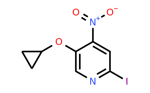 CAS 1243476-35-8 | 5-Cyclopropoxy-2-iodo-4-nitropyridine