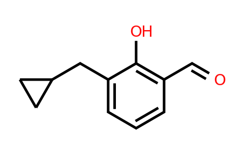 CAS 1243476-39-2 | 3-(Cyclopropylmethyl)-2-hydroxybenzaldehyde