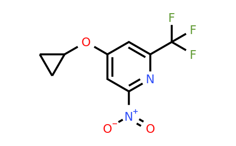 CAS 1243476-44-9 | 4-Cyclopropoxy-2-nitro-6-(trifluoromethyl)pyridine