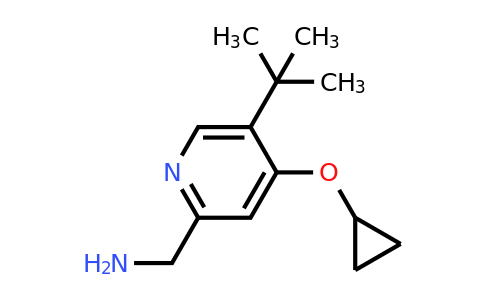 CAS 1243476-47-2 | (5-Tert-butyl-4-cyclopropoxypyridin-2-YL)methanamine