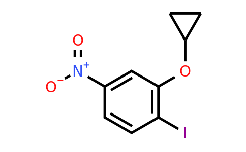 CAS 1243476-48-3 | 2-Cyclopropoxy-1-iodo-4-nitrobenzene