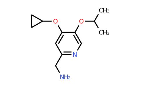 CAS 1243476-53-0 | (4-Cyclopropoxy-5-isopropoxypyridin-2-YL)methanamine