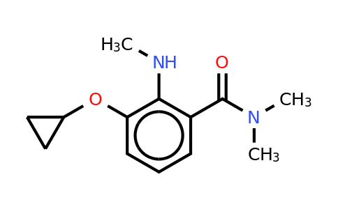 CAS 1243476-54-1 | 3-Cyclopropoxy-N,n-dimethyl-2-(methylamino)benzamide