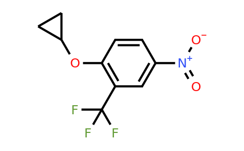 CAS 1243476-60-9 | 1-Cyclopropoxy-4-nitro-2-(trifluoromethyl)benzene