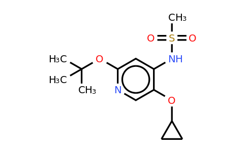 CAS 1243476-62-1 | N-(2-tert-butoxy-5-cyclopropoxypyridin-4-YL)methanesulfonamide