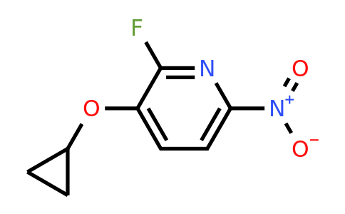 CAS 1243476-66-5 | 3-Cyclopropoxy-2-fluoro-6-nitropyridine
