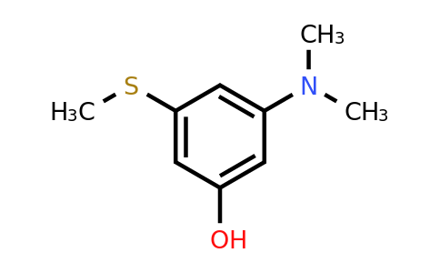 CAS 1243476-67-6 | 3-(Dimethylamino)-5-(methylsulfanyl)phenol