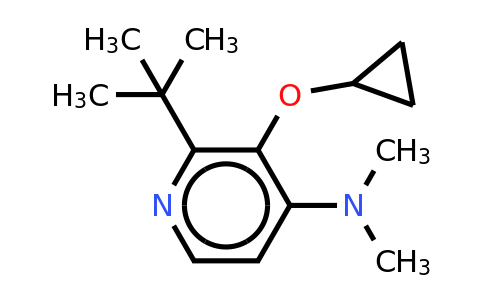 CAS 1243476-70-1 | 2-Tert-butyl-3-cyclopropoxy-N,n-dimethylpyridin-4-amine