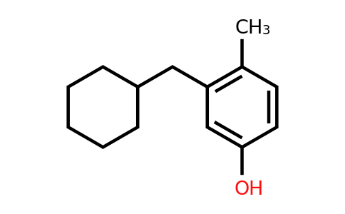 CAS 1243476-71-2 | 3-(Cyclohexylmethyl)-4-methylphenol