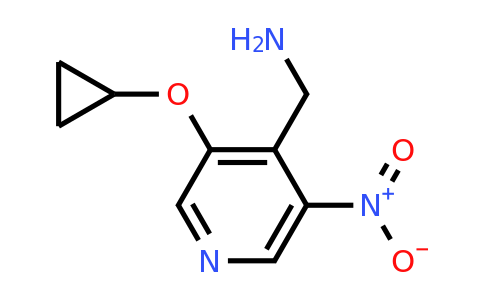 CAS 1243476-72-3 | (3-Cyclopropoxy-5-nitropyridin-4-YL)methanamine