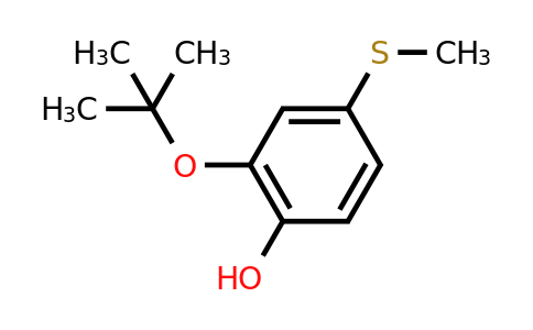 CAS 1243476-76-7 | 2-(Tert-butoxy)-4-(methylsulfanyl)phenol