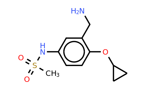 CAS 1243476-80-3 | N-(3-(aminomethyl)-4-cyclopropoxyphenyl)methanesulfonamide